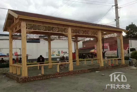 木制长廊制作厂家 北京长廊建造